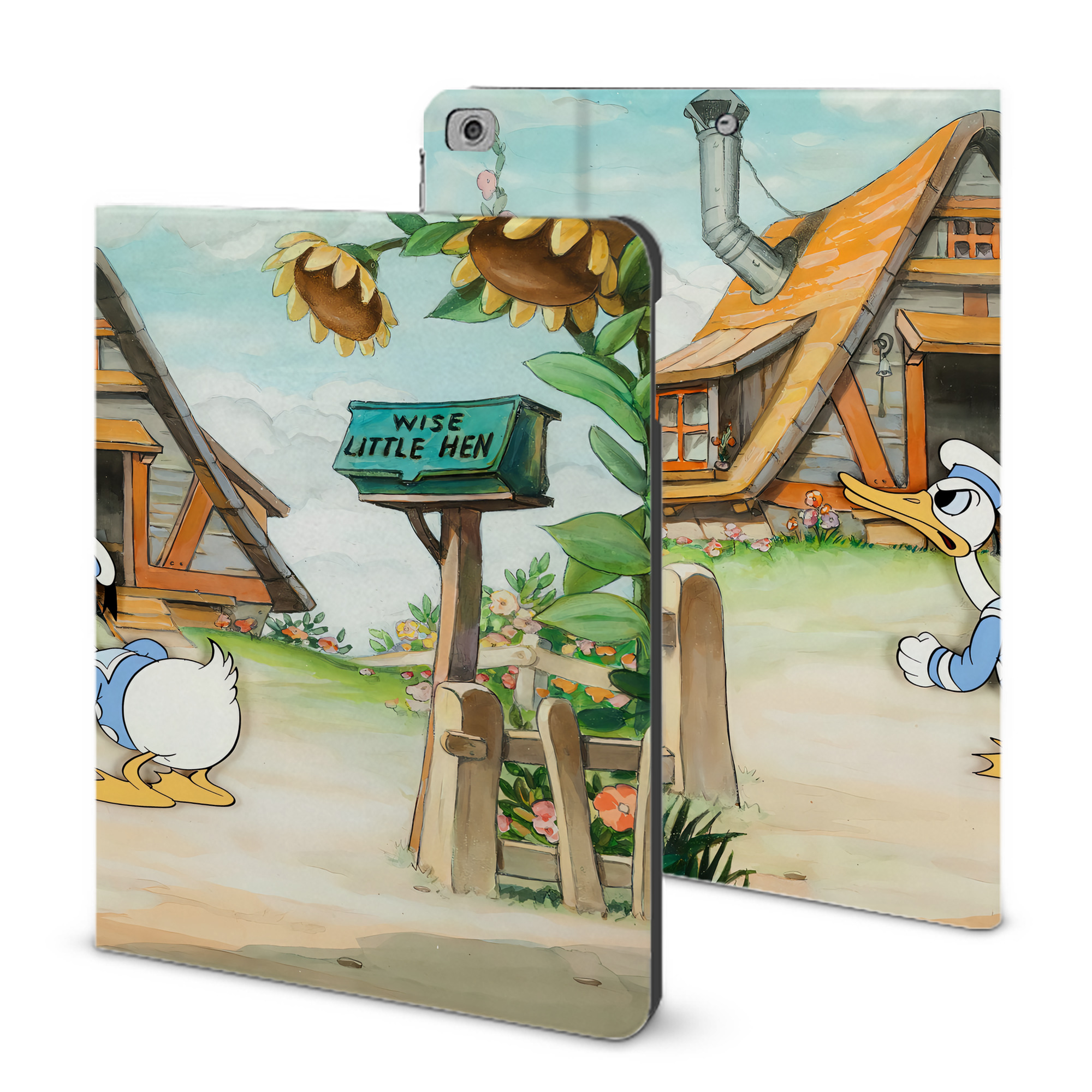（画像用） ミッキーマウス Mickey Mouse IPad ケース ブック型 PUレザー TPU 耐衝撃 軽量 薄型 ペン収納なし 全面保護 IPad 各モデル対応